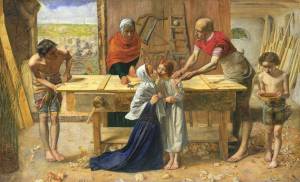 Christ in the House of His Parents ('The Carpenter's Shop') 1849-50 by Sir John Everett Millais, Bt 1829-1896
